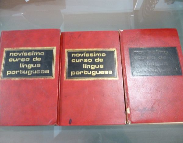 Coleção Novissimo curso de língua portuguesa (3 unidades)